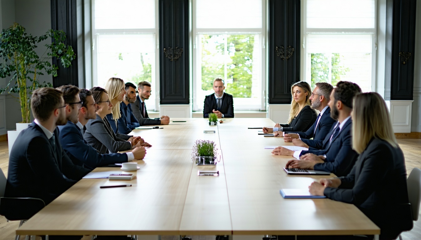 Vorstandssitzung mit Konflikten